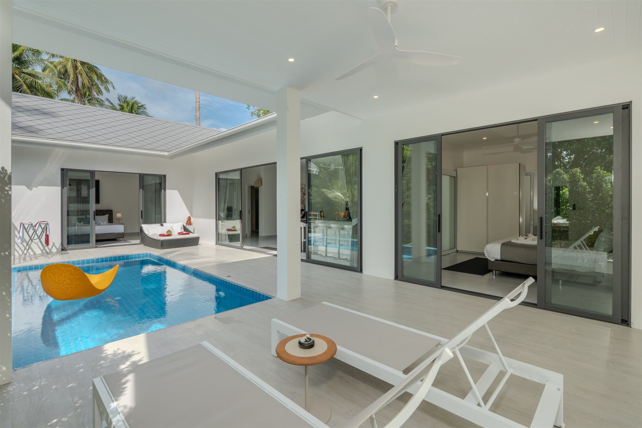 Poolvilla mit drei Schlafzimmern
